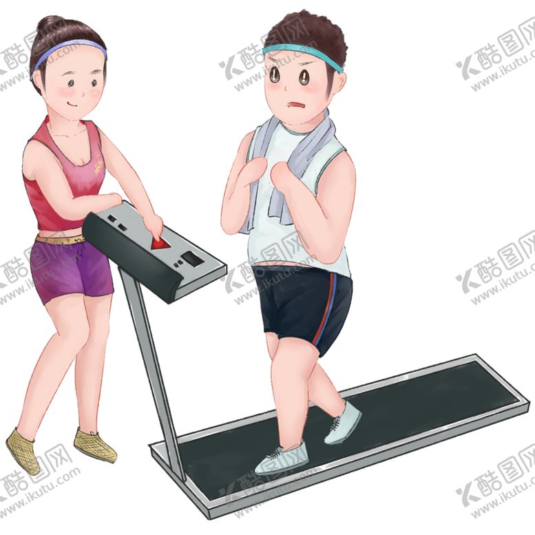 编号：32439409251135579077【酷图网】源文件下载-情侣健身