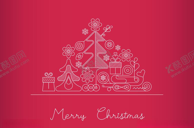 编号：68681009150120234651【酷图网】源文件下载-圣诞插画