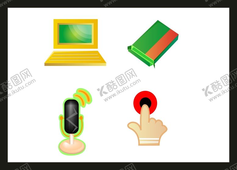 编号：42021801240005065362【酷图网】源文件下载-手绘办公用品 