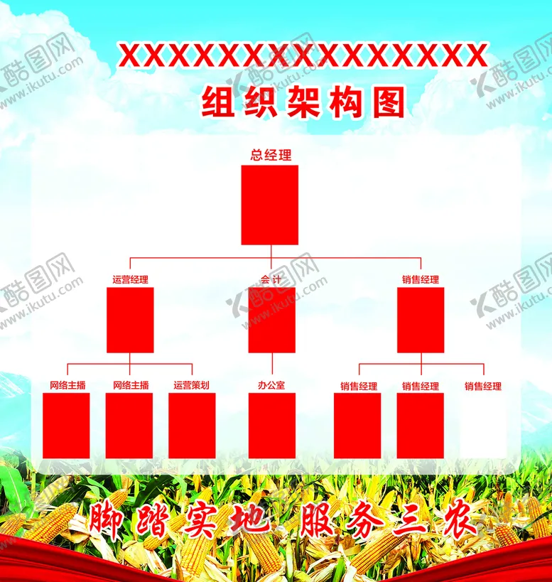 编号：83740109130442552170【酷图网】源文件下载-组织架构图农业公司海报