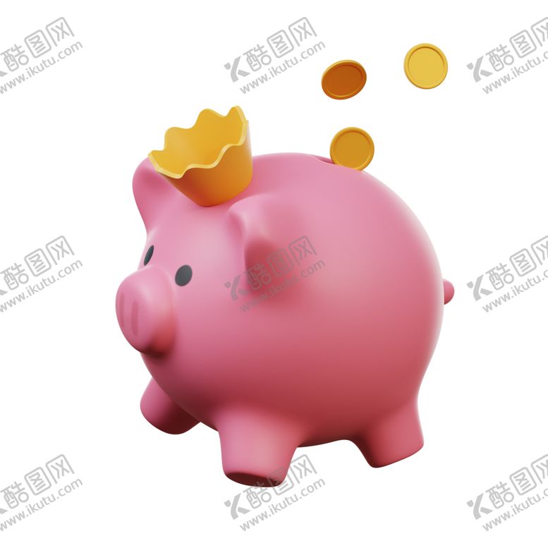 编号：66827601181726058571【酷图网】源文件下载-c4d卡通3d存钱罐