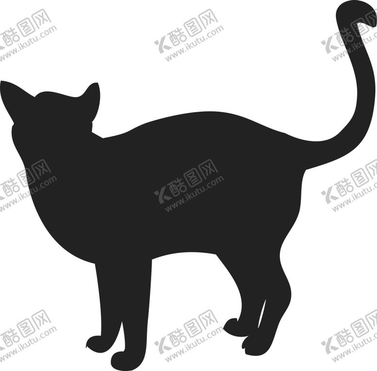 编号：43122107031112527787【酷图网】源文件下载-动物剪影