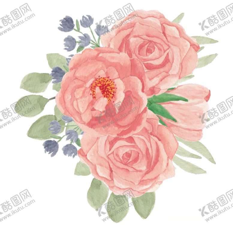 编号：22399609200331487292【酷图网】源文件下载-牡丹玫瑰