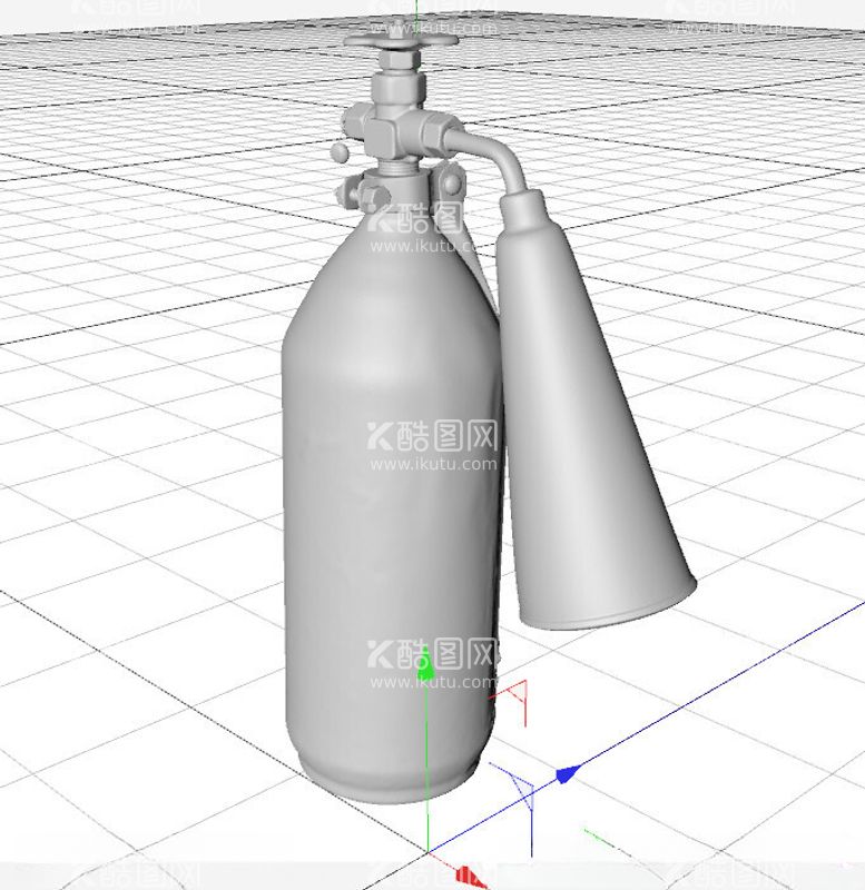 编号：55480302141310142116【酷图网】源文件下载-C4D模型灭火器