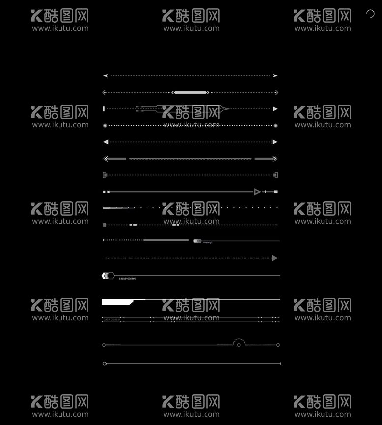 编号：15539503160142265202【酷图网】源文件下载-科技感线条装饰