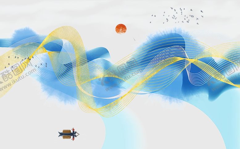 编号：44159509131847252103【酷图网】源文件下载-中国风山水背景