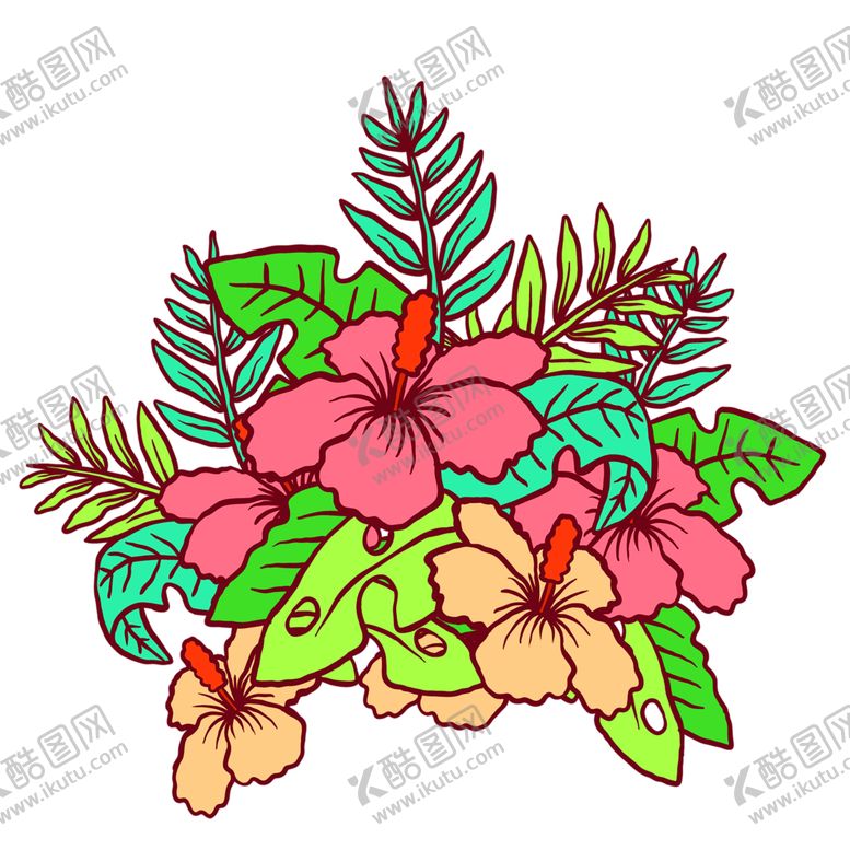 编号：86152309280900591161【酷图网】源文件下载-鲜花装饰