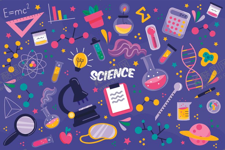 编号：66606409251625271737【酷图网】源文件下载-化学实验主题插画