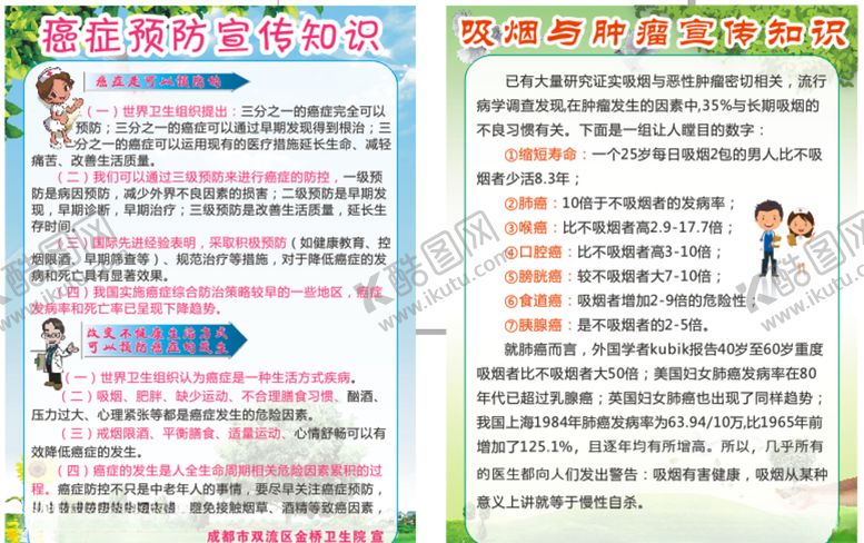 编号：87165310202041124688【酷图网】源文件下载-预防癌症肿瘤宣传单