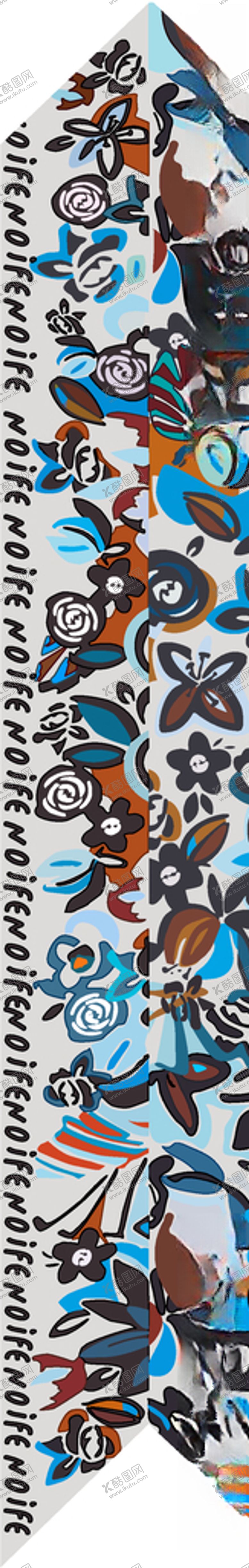 编号：69090309162233184265【酷图网】源文件下载-创意丝巾图案