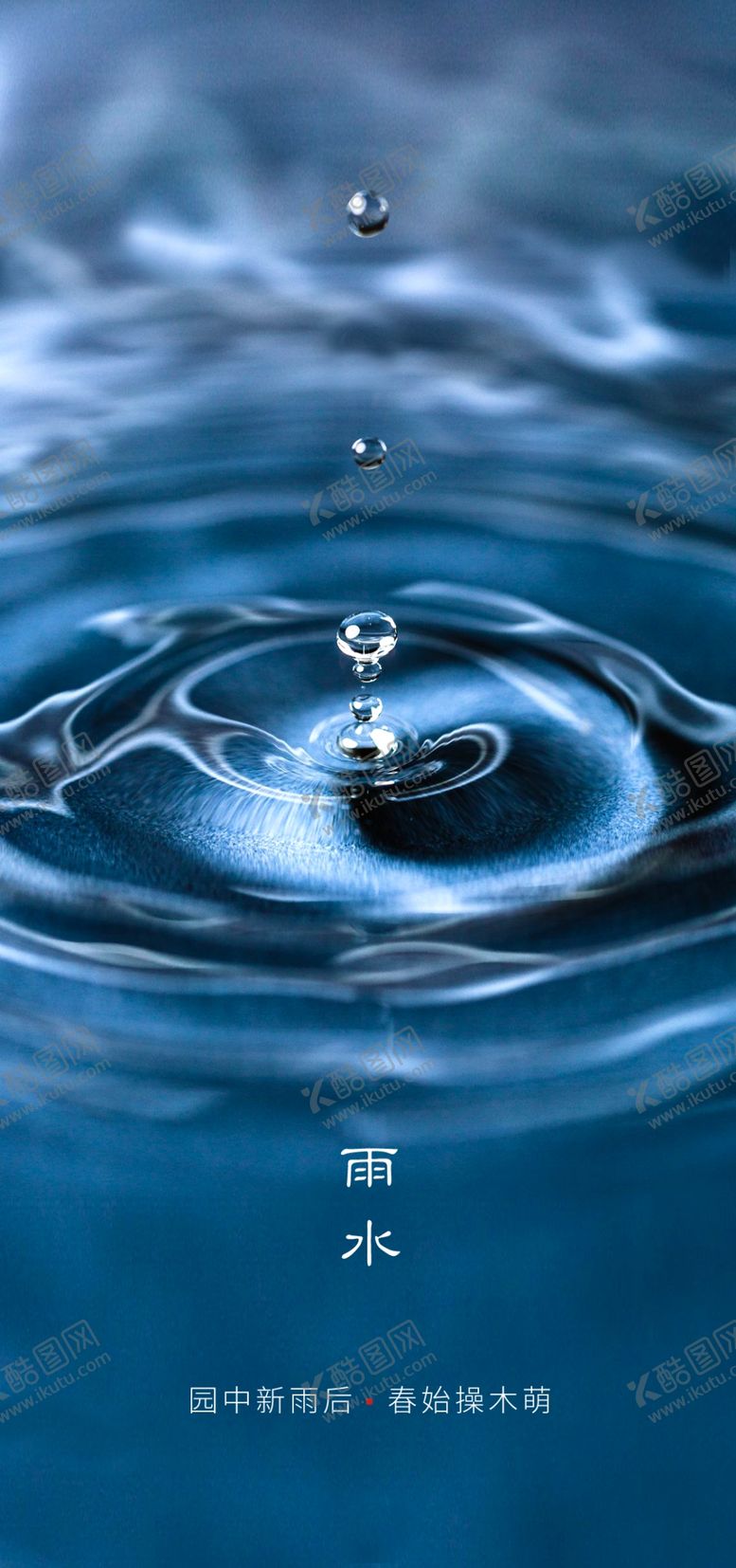 编号：12741511011314032995【酷图网】源文件下载-雨水雨水海报雨水节气