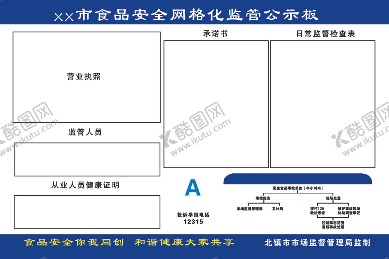 编号：93009802130749115303【酷图网】源文件下载-食品安全公示版