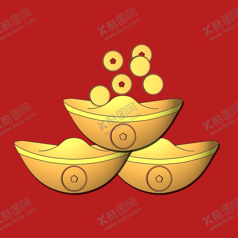 编号：65505602191649246812【酷图网】源文件下载-元宝钱币素材