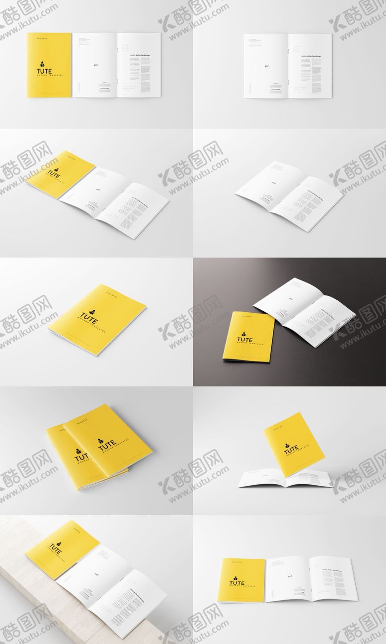 编号：24030006251955503730【酷图网】源文件下载-画册宣传册贴图样机