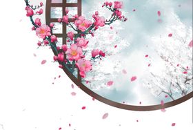 中国风水墨梅