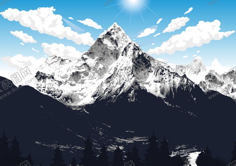 编号：34533909102147344150【酷图网】源文件下载-珠穆朗玛峰
