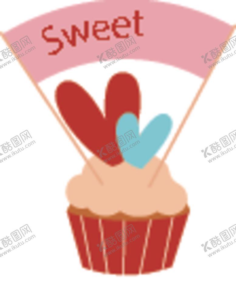 编号：42739210020408254757【酷图网】源文件下载-爱心蛋糕