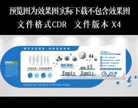 企业文化墙公司历程员工风采