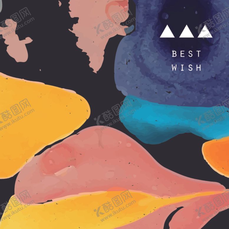 编号：46639510031708097244【酷图网】源文件下载-抽象颜料晕染画