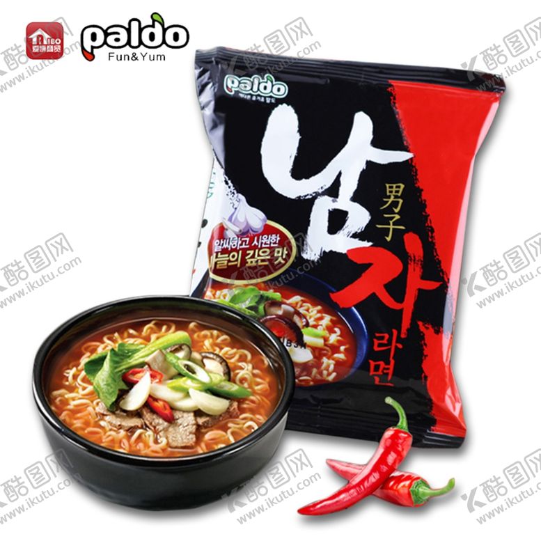 编号：50267211010920206200【酷图网】源文件下载-八道男子绅士面韩国拉面