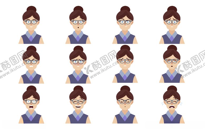 编号：65225209290328019426【酷图网】源文件下载-不同表情