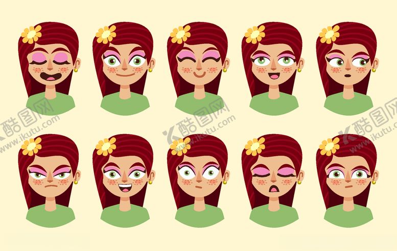 编号：59565811011911516557【酷图网】源文件下载-人物表情