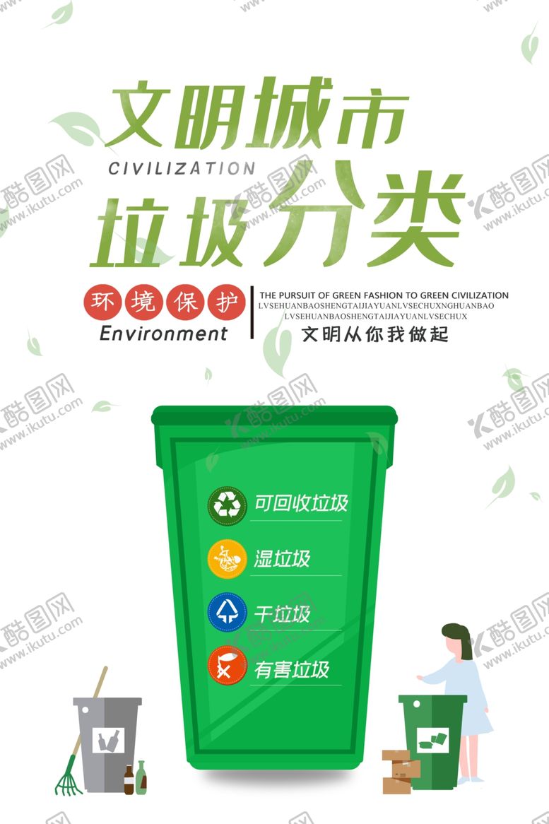 编号：96828401171555461155【酷图网】源文件下载-垃圾分类