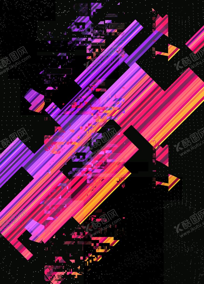 编号：23164909241531118014【酷图网】源文件下载-抖音素材故障风格背景