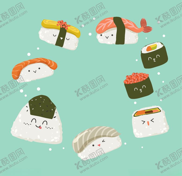 编号：29834907041715559676【酷图网】源文件下载-可爱食物