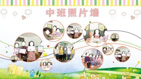 幼儿园照片墙