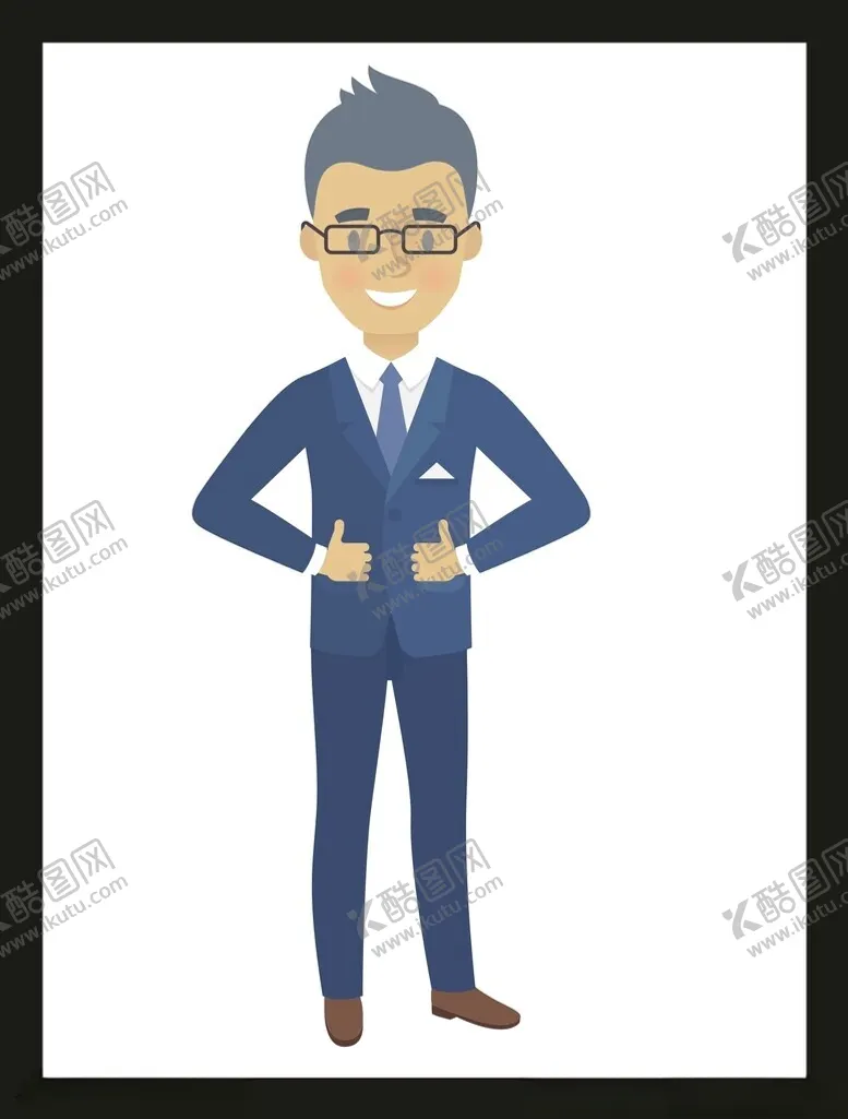 编号：78224601140643549121【酷图网】源文件下载-手绘商务人物