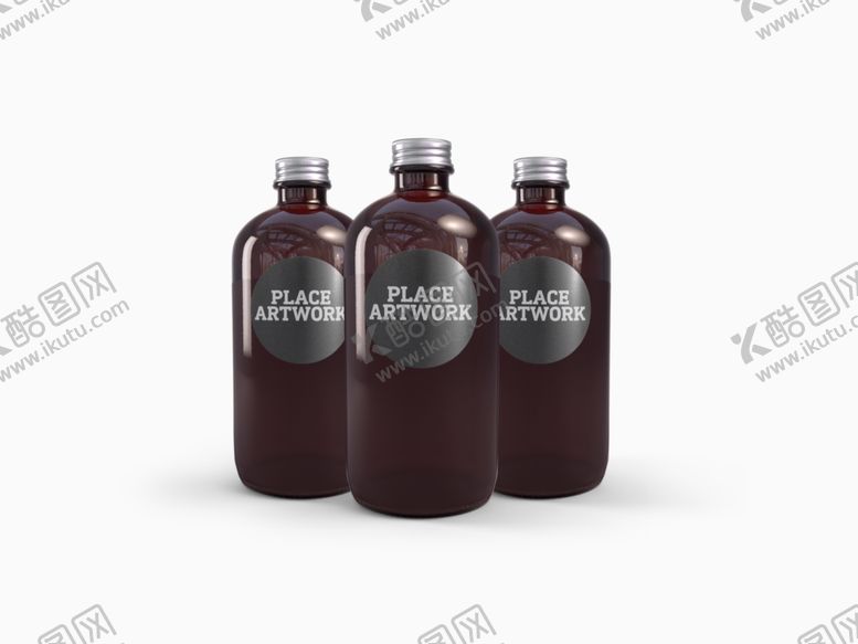 编号：62454410101035424343【酷图网】源文件下载-玻璃瓶子样机