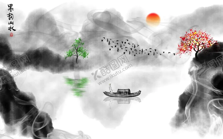 编号：94700303302038338447【酷图网】源文件下载-山水画