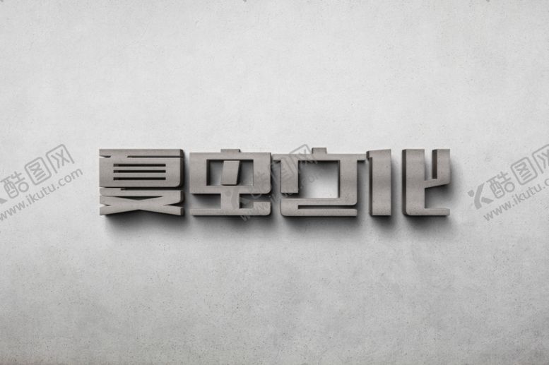 LOGO样机展示立体
