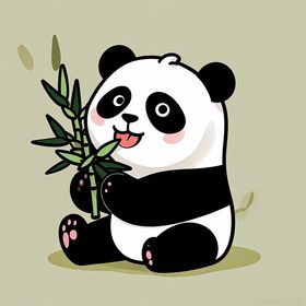 卡通熊猫