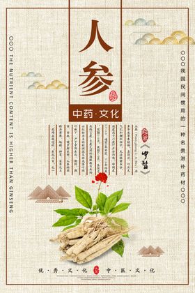 中国风中药展架