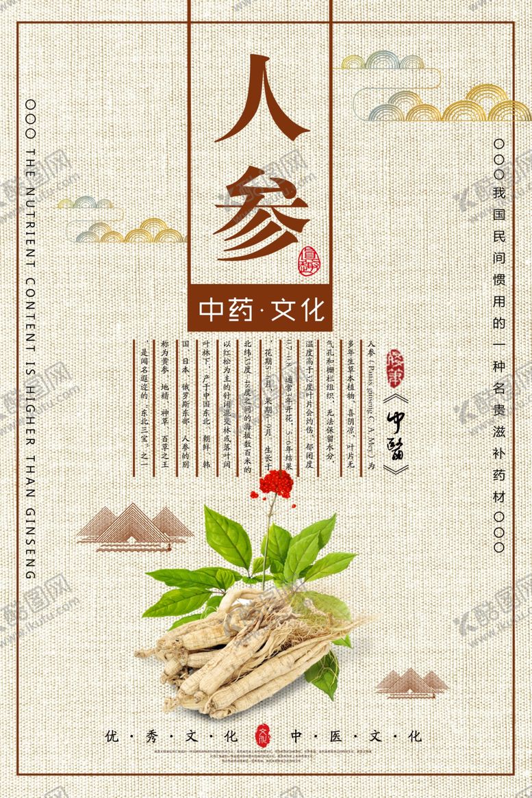 编号：12867207121234175885【酷图网】源文件下载-中国风中药药品展板