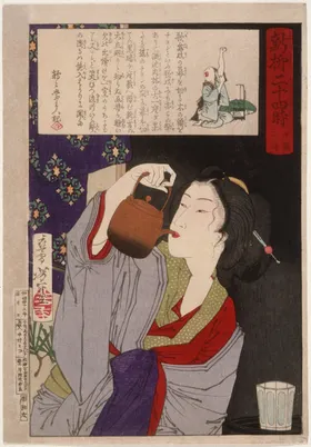 月冈芳年浮世绘三十六怪撰人物风格画作二十八衆句