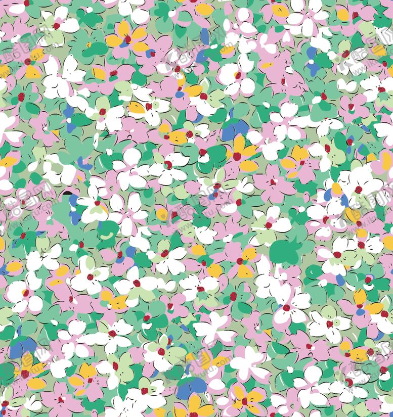 编号：32363304040705297602【酷图网】源文件下载-多彩碎花图案背景纹理