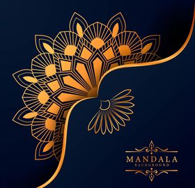 花卉线条礼物纸背景图案包装纸