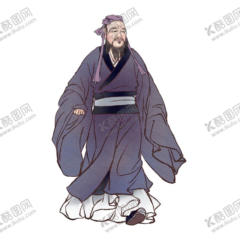 编号：89444809150459169051【酷图网】源文件下载-国学人物插画