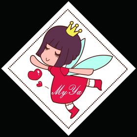 卡通小美女