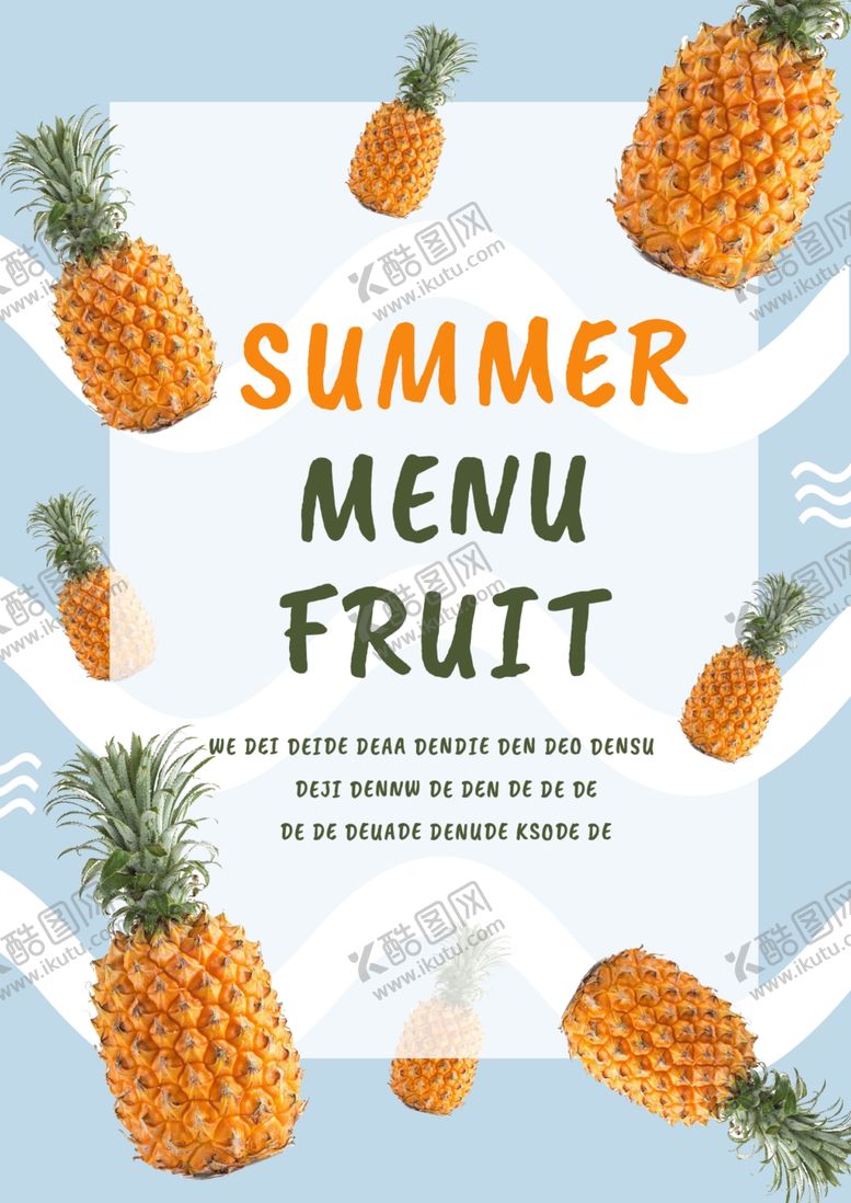 编号：16696109300214402182【酷图网】源文件下载-水果海报