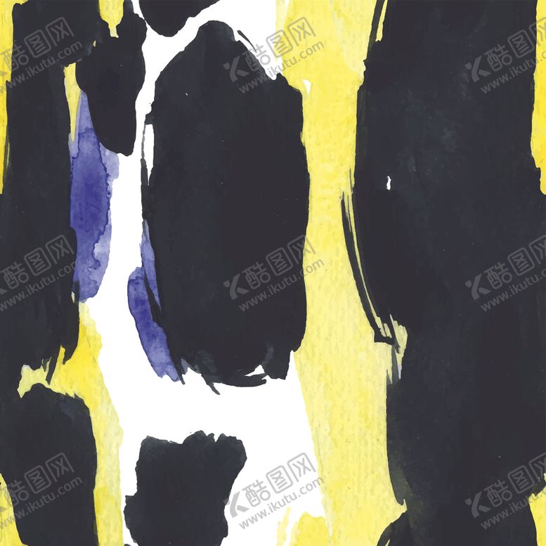 编号：48745210050153579395【酷图网】源文件下载-抽象水彩涂鸦装饰画