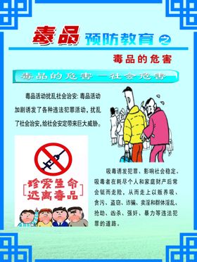 禁毒展板