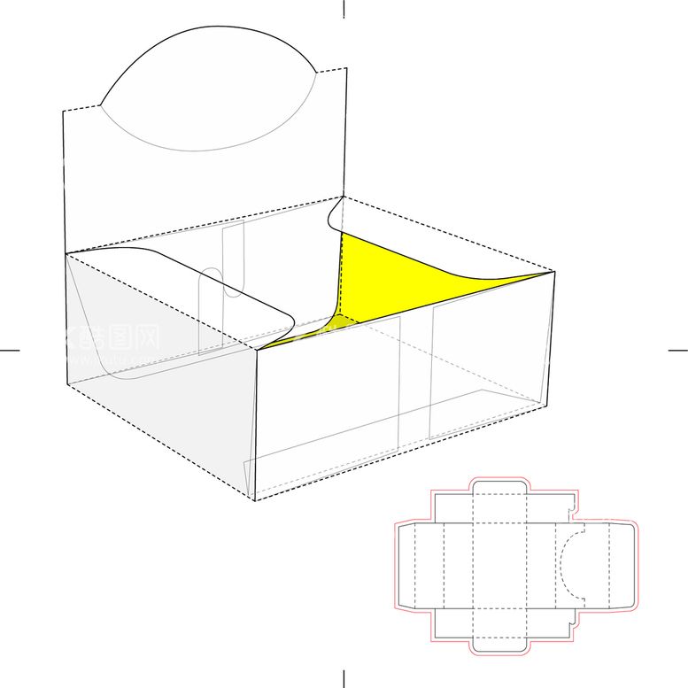 编号：98102411120952023070【酷图网】源文件下载-包装盒刀版图 