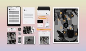 办公用品样机名片VI