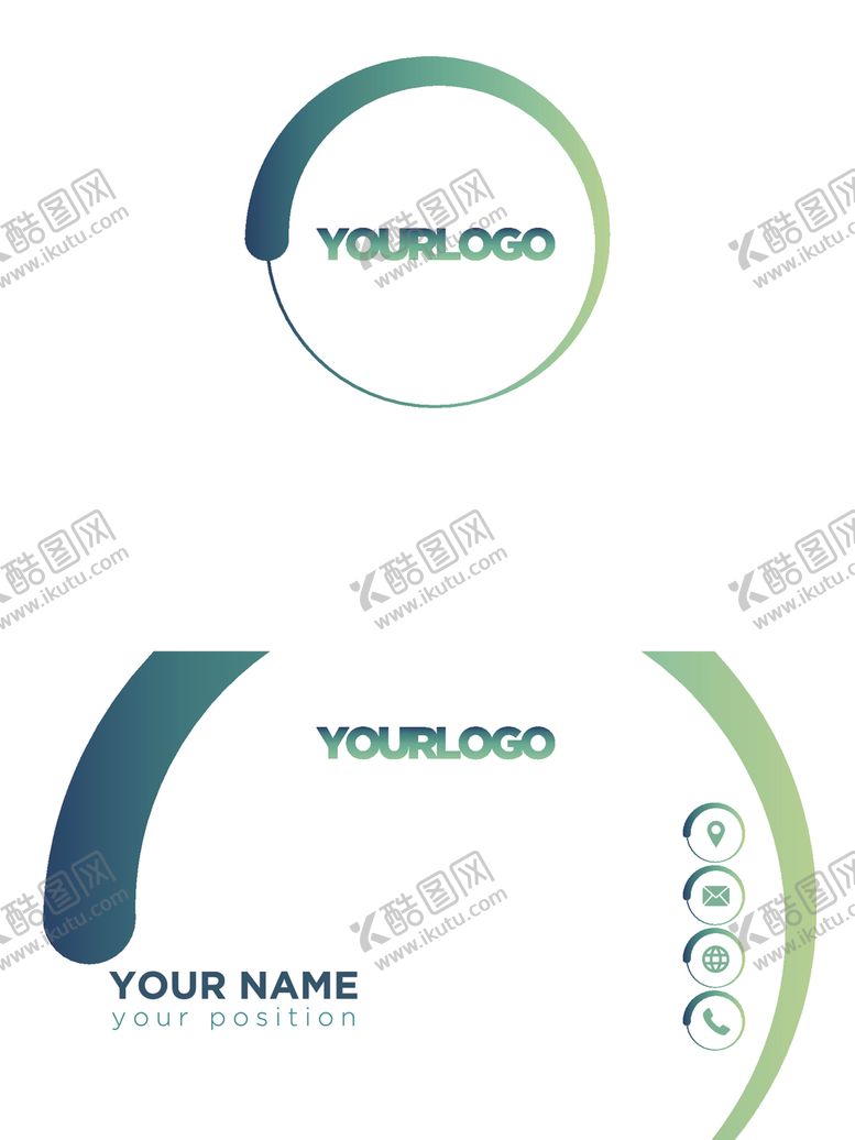 编号：90094809190414154026【酷图网】源文件下载-矢量名片模板