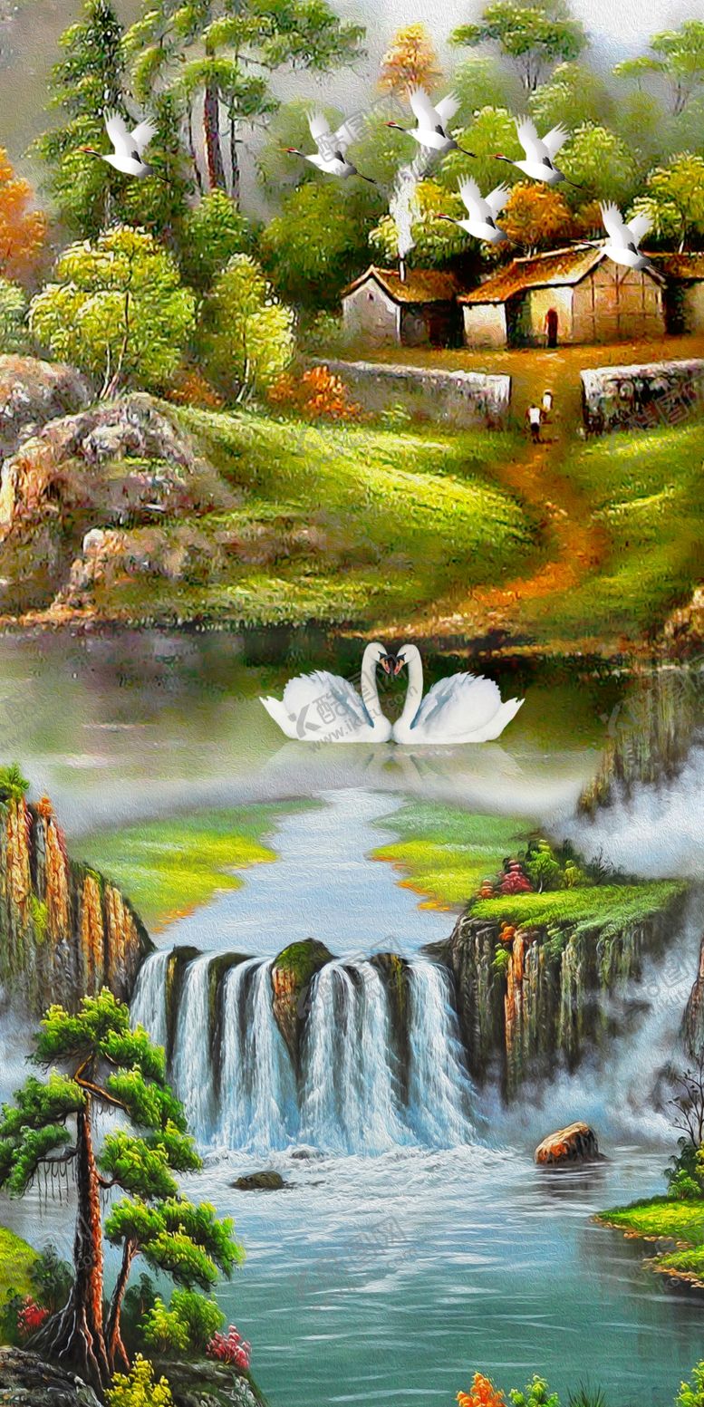 编号：75078506181734308447【酷图网】源文件下载-山水画