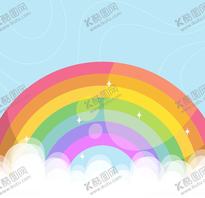 编号：29350409191132268140【酷图网】源文件下载-卡通儿童节精美彩虹桥